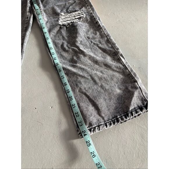 Shein Distressed Teen Black Jeans size 12-13Y - Picture 4 of 9